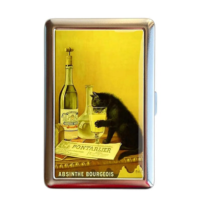 Vintage-Style Vintage Card Case Metal Material Versatile Design Cash Case Multi-function Easy Snap Metal Case