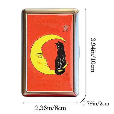 Vintage-Style Vintage Card Case Metal Material Versatile Design Cash Case Multi-function Easy Snap Metal Case
