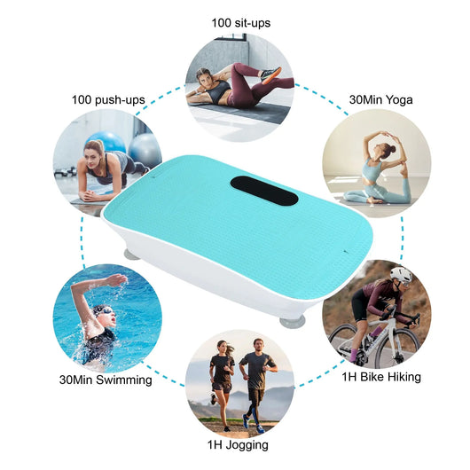 Curved 440 lbs High-Power Vibration Plate for Weight Loss