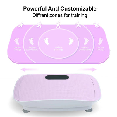 Curved 440 lbs High-Power Vibration Plate for Weight Loss
