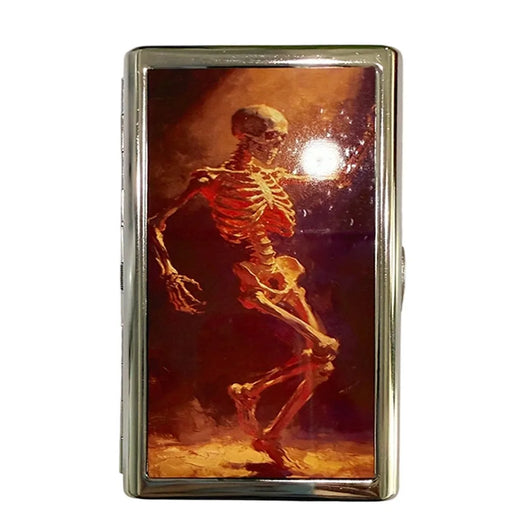 Vintage-Style Vintage Card Case Metal Material Versatile Design Cash Case Multi-function Easy Snap Metal Case
