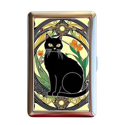 Vintage-Style Vintage Card Case Metal Material Versatile Design Cash Case Multi-function Easy Snap Metal Case