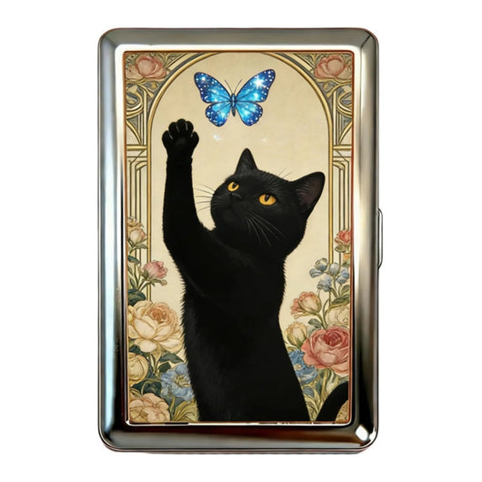 Vintage Design Multi-Function Card Holder Cash Storage Box Artistic Style For Travel Business Daily Use