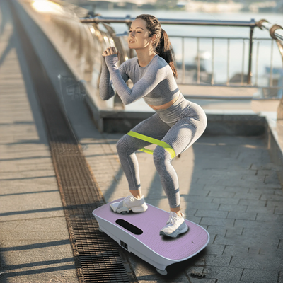 Curved 440 lbs High-Power Vibration Plate for Weight Loss