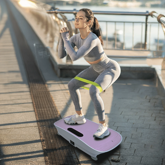 Curved 440 lbs High-Power Vibration Plate for Weight Loss