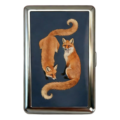 Vintage Design Multi-Function Card Holder Cash Storage Box Artistic Style For Travel Business Daily Use