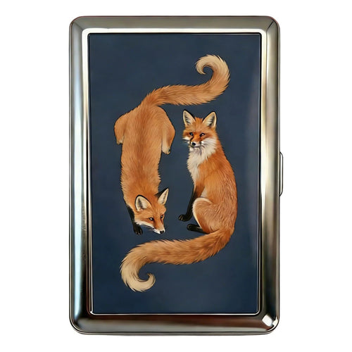 Vintage Design Multi-Function Card Holder Cash Storage Box Artistic Style For Travel Business Daily Use