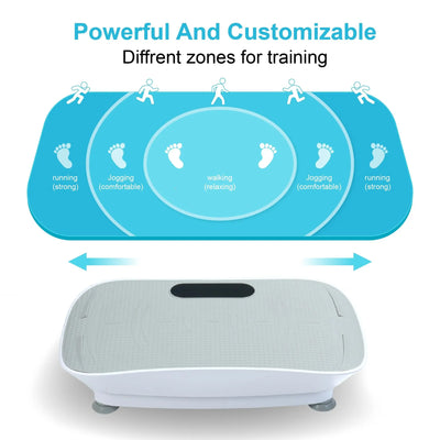 Curved 440 lbs High-Power Vibration Plate for Weight Loss