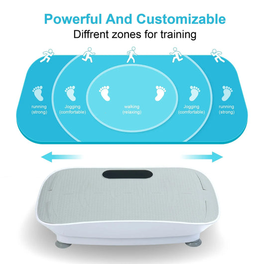 Curved 440 lbs High-Power Vibration Plate for Weight Loss
